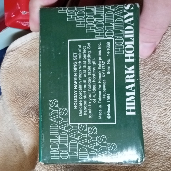 Vintage Bone China Napkin Rings - Picture 4 of 10